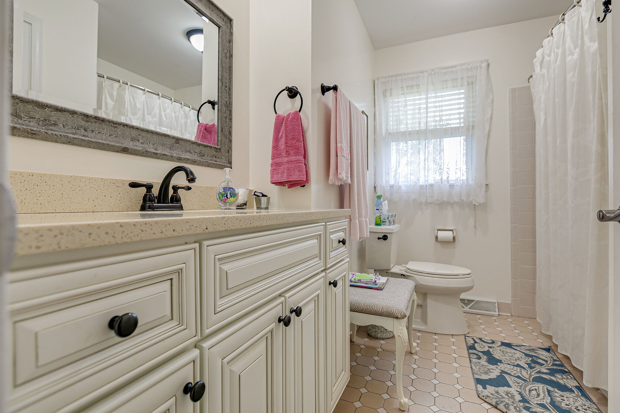 2116 Double Branch Road Columbia, TN 38401 - Photo 13 of 29 a bathroom with a sink a toilet and a mirror