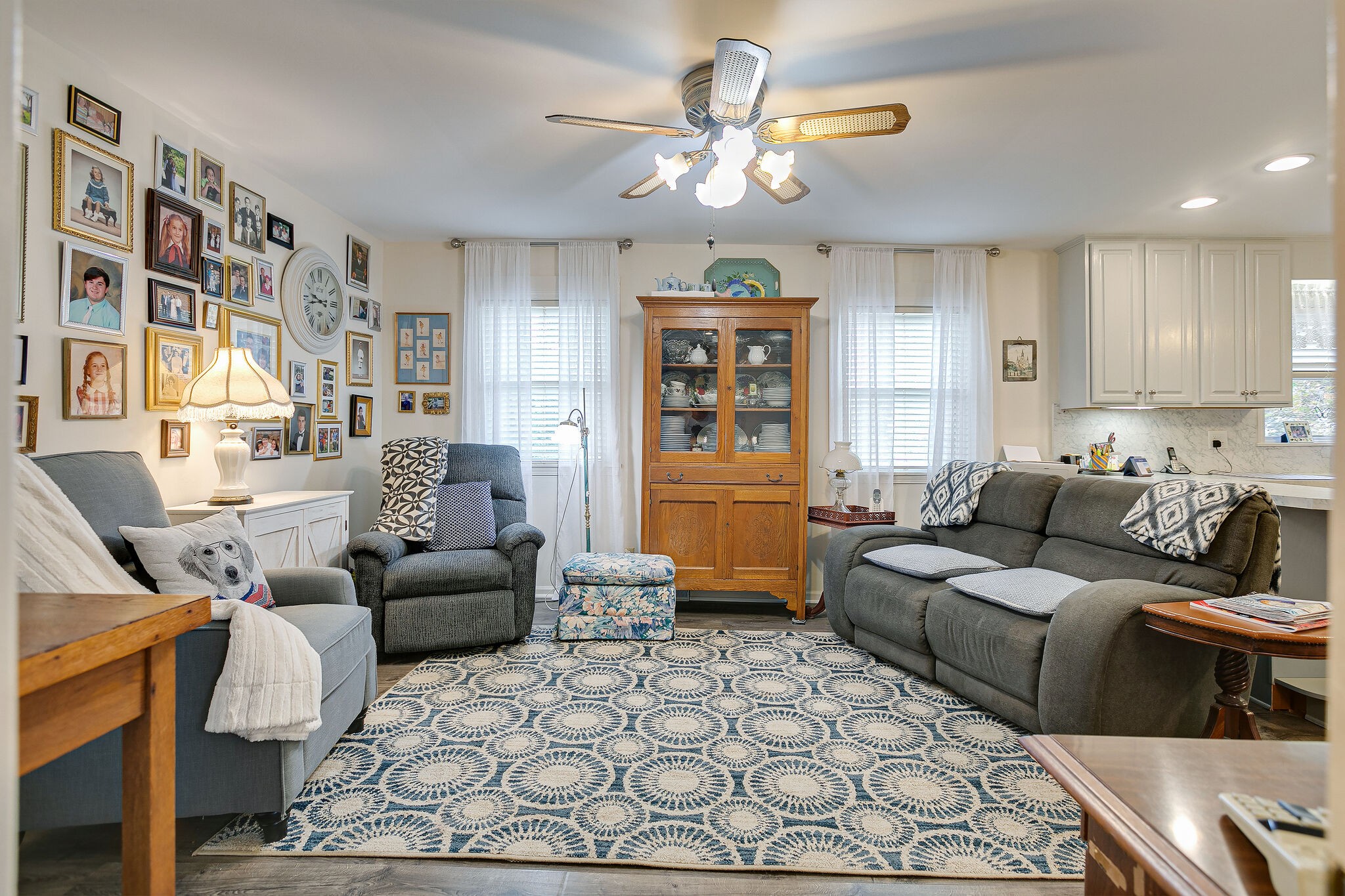2116 Double Branch Road Columbia, TN 38401 - Photo 8 of 29 a living room with furniture ceiling fan and a rug