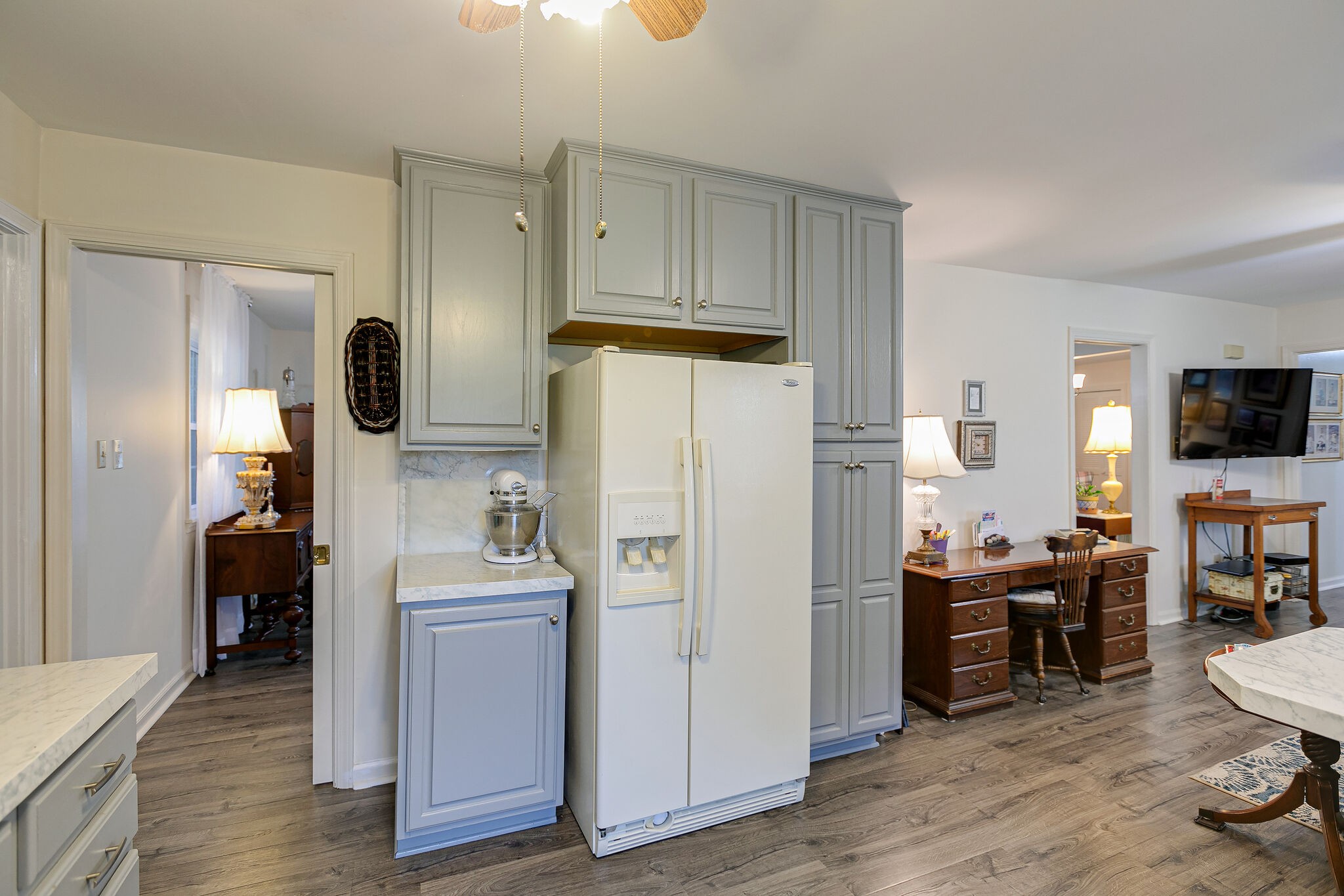 2116 Double Branch Road Columbia, TN 38401 - Photo 10 of 29 a kitchen with a refrigerator and a stove top oven