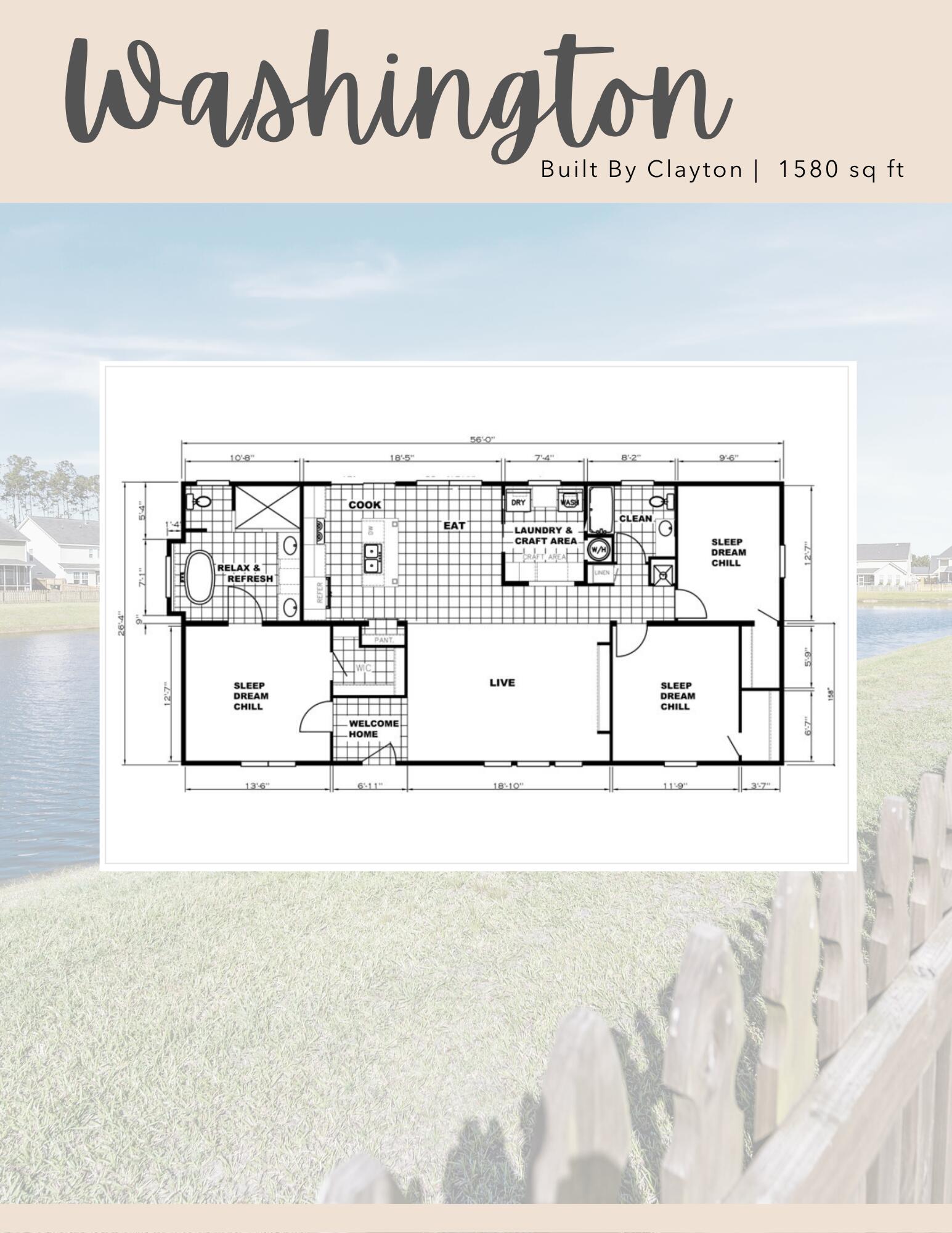 654 Second Texas Road St. George, SC 29477 - Photo 34 of 34 Floor Plan