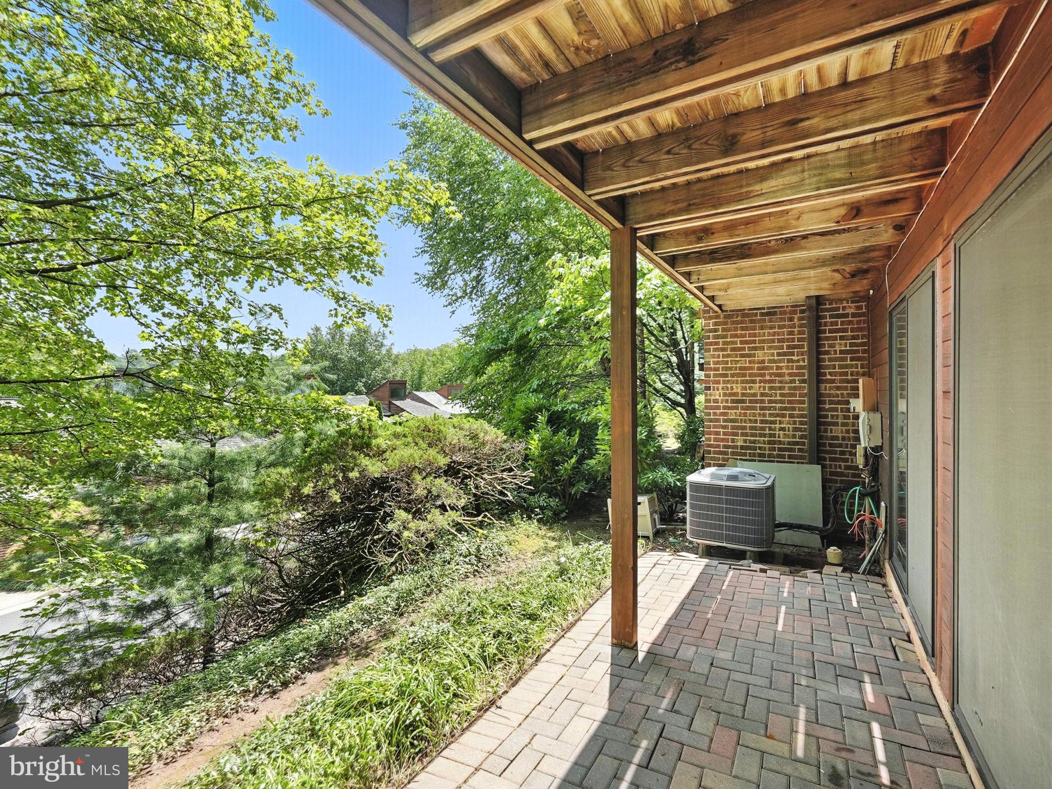 2151 Cabots Point Lane Reston, VA 20191 - Photo 50 of 71 a view of balcony with furniture and garden