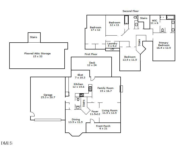 9100 Deershire Court Raleigh, NC 27615 - Photo 57 of 57 Floor Plans