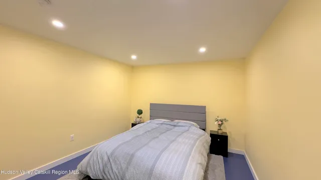 a view of a hallway with workspace