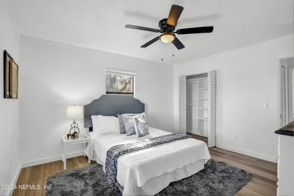 a workspace with furniture and window