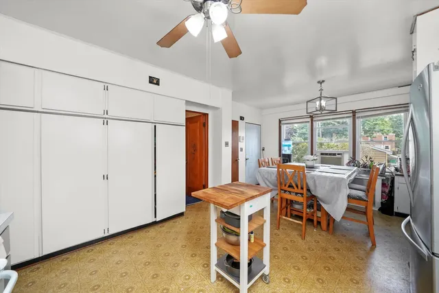 a view of a livingroom with furniture window and outside view