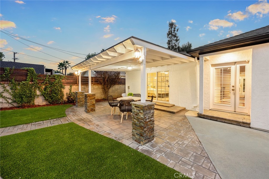 378 Patterson Drive Monrovia, CA 91016 - Photo 32 of 42 a view of a porch with chairs and backyard