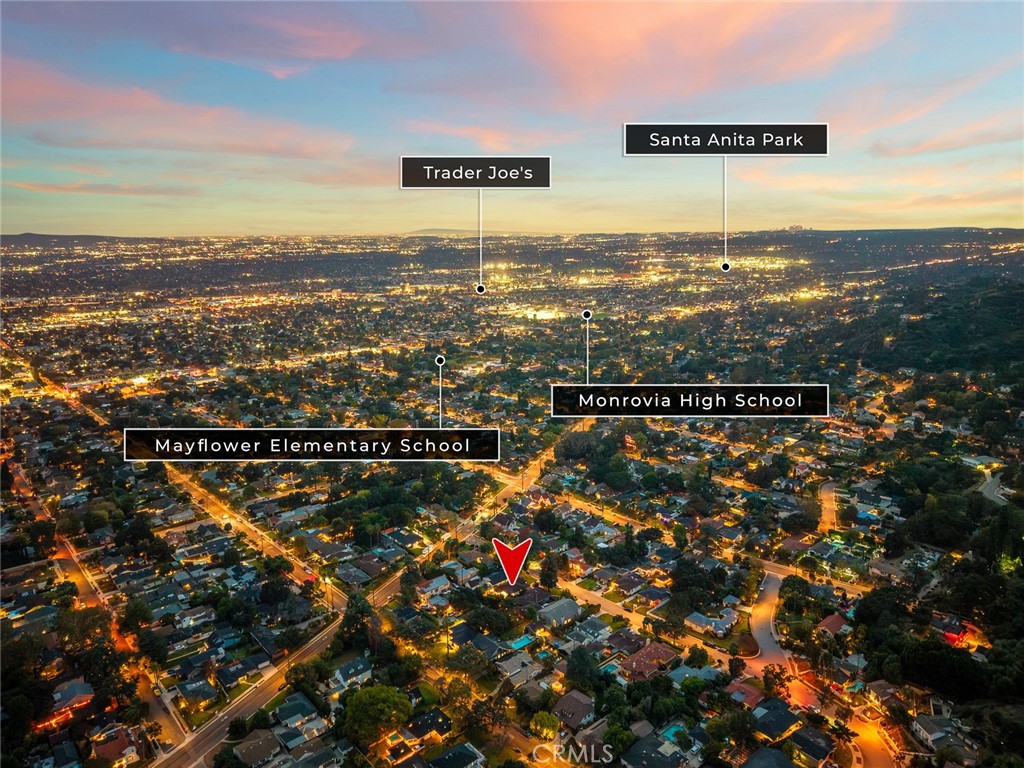 378 Patterson Drive Monrovia, CA 91016 - Photo 39 of 42 a view of city and ocean