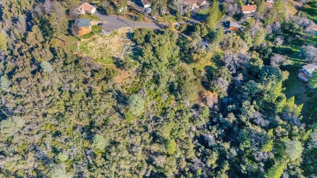 a view of a lush green field