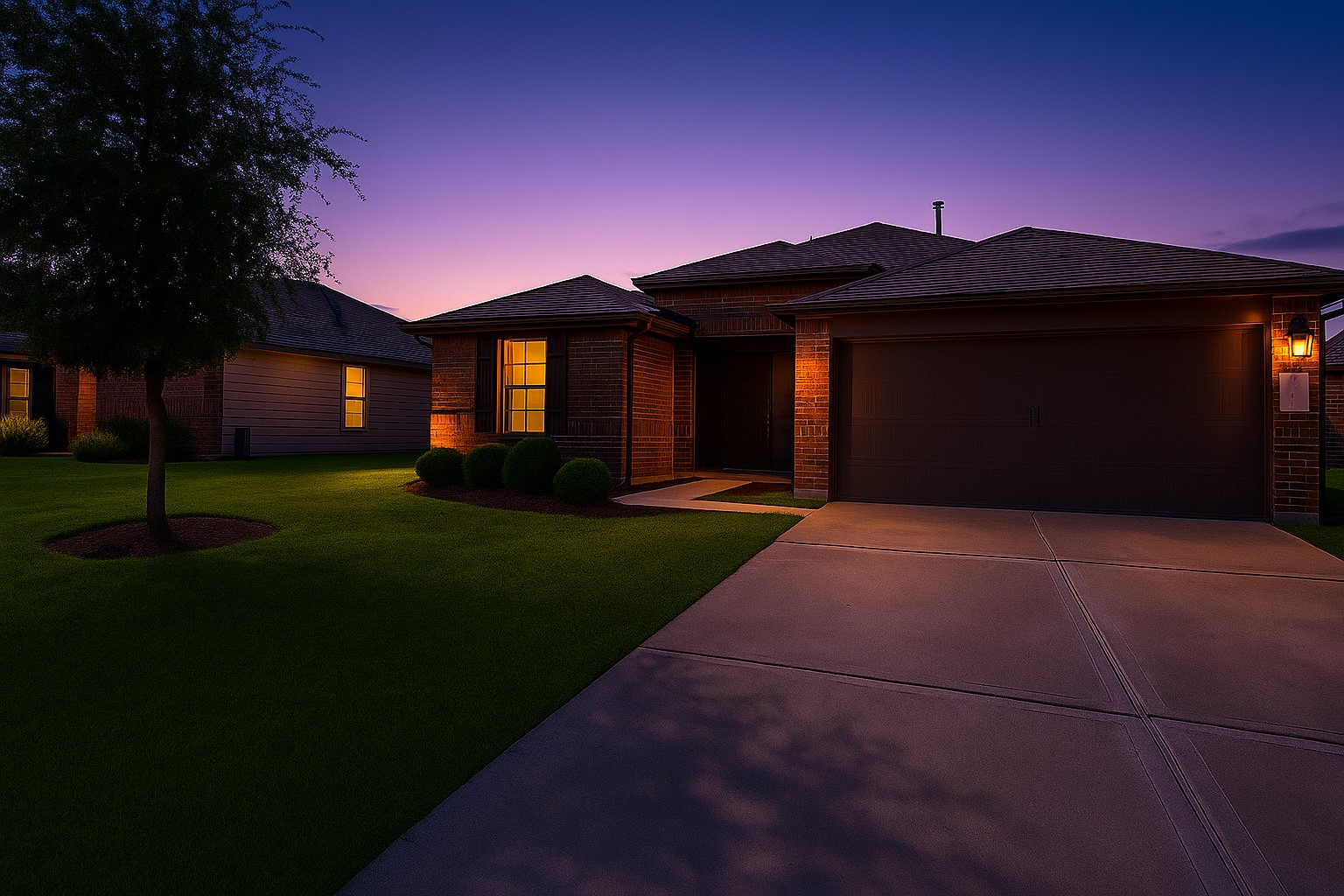 1714 Cooper Bluff Court Rosenberg, TX 77469 - Photo 21 of 21 a front view of a house with a yard and garage