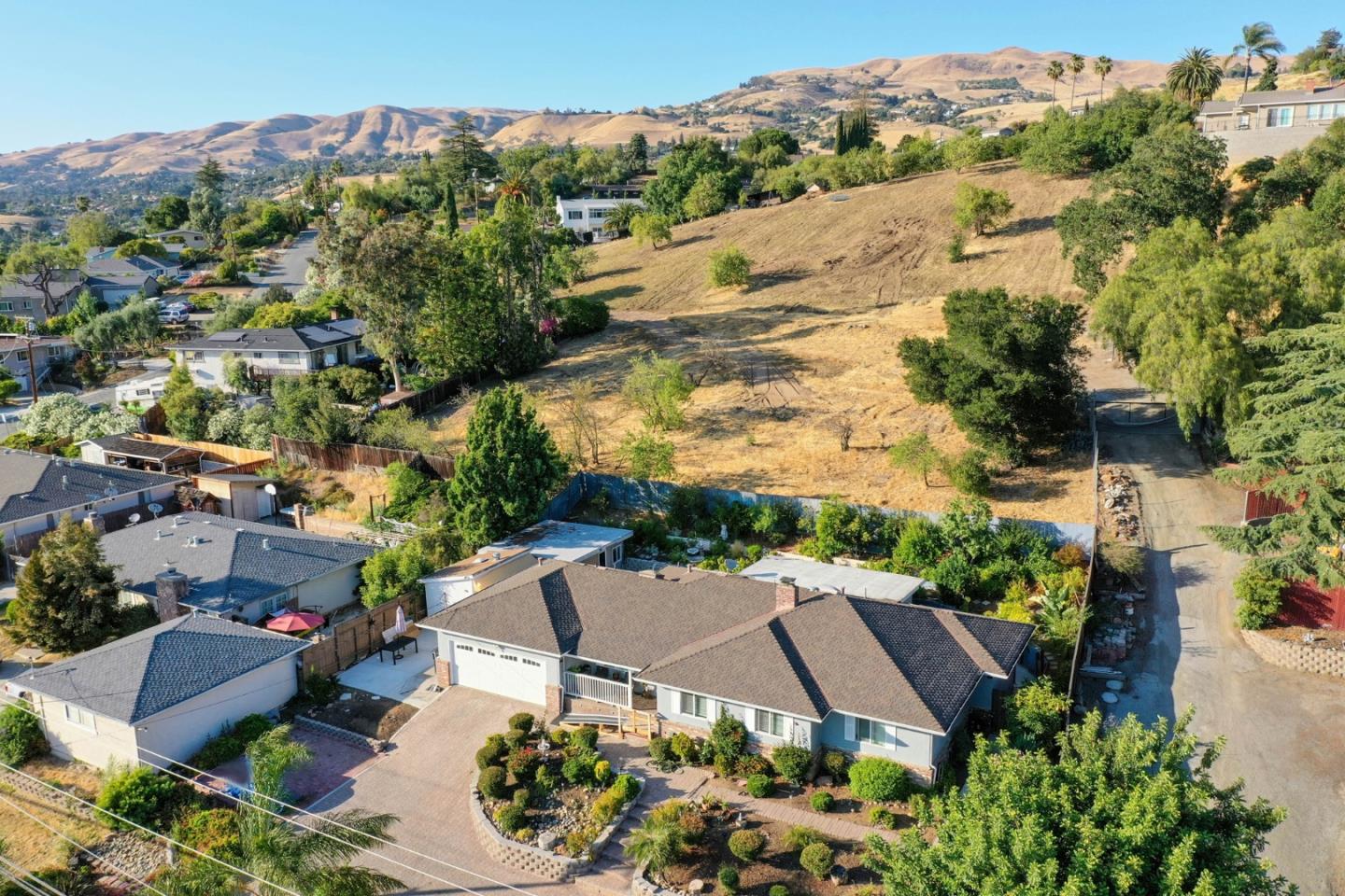 10068 Clayton Road San Jose, CA 95127 - Photo 17 of 34 an aerial view of residential house with an outdoor space