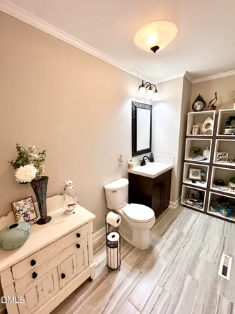 a living room with table