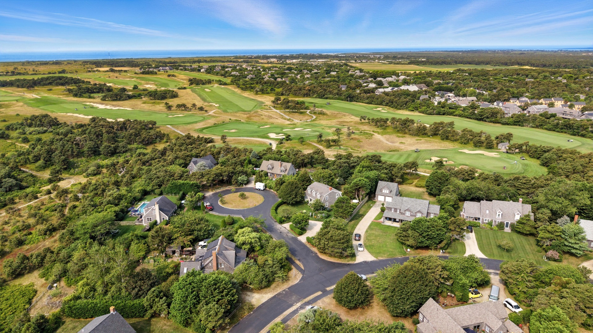 1 Halyard Lane Nantucket, MA 02554 - Photo 18 of 59 an aerial view of residential houses with outdoor space