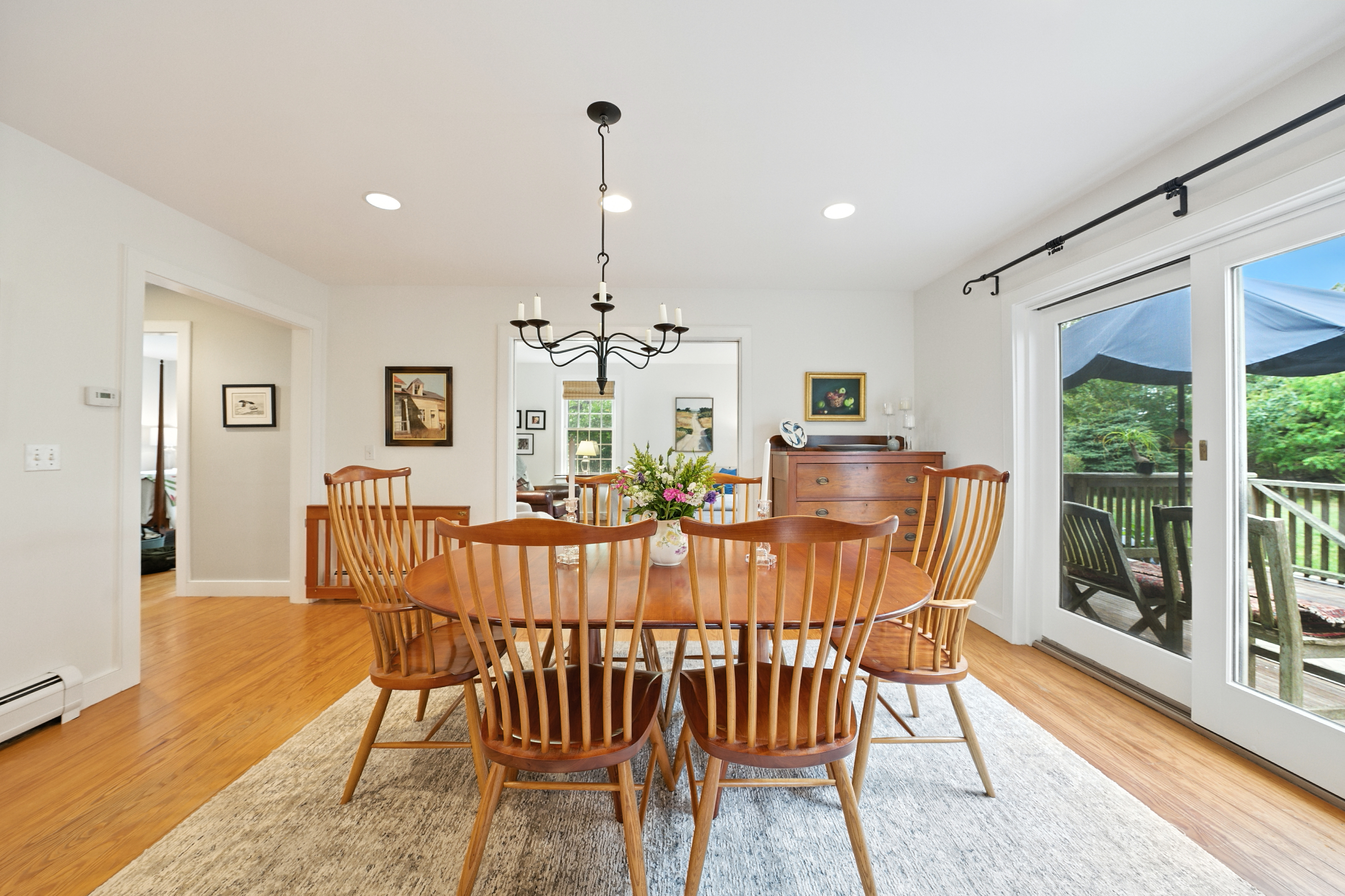 1 Halyard Lane Nantucket, MA 02554 - Photo 23 of 59 a view of a dining room with furniture window and wooden floor