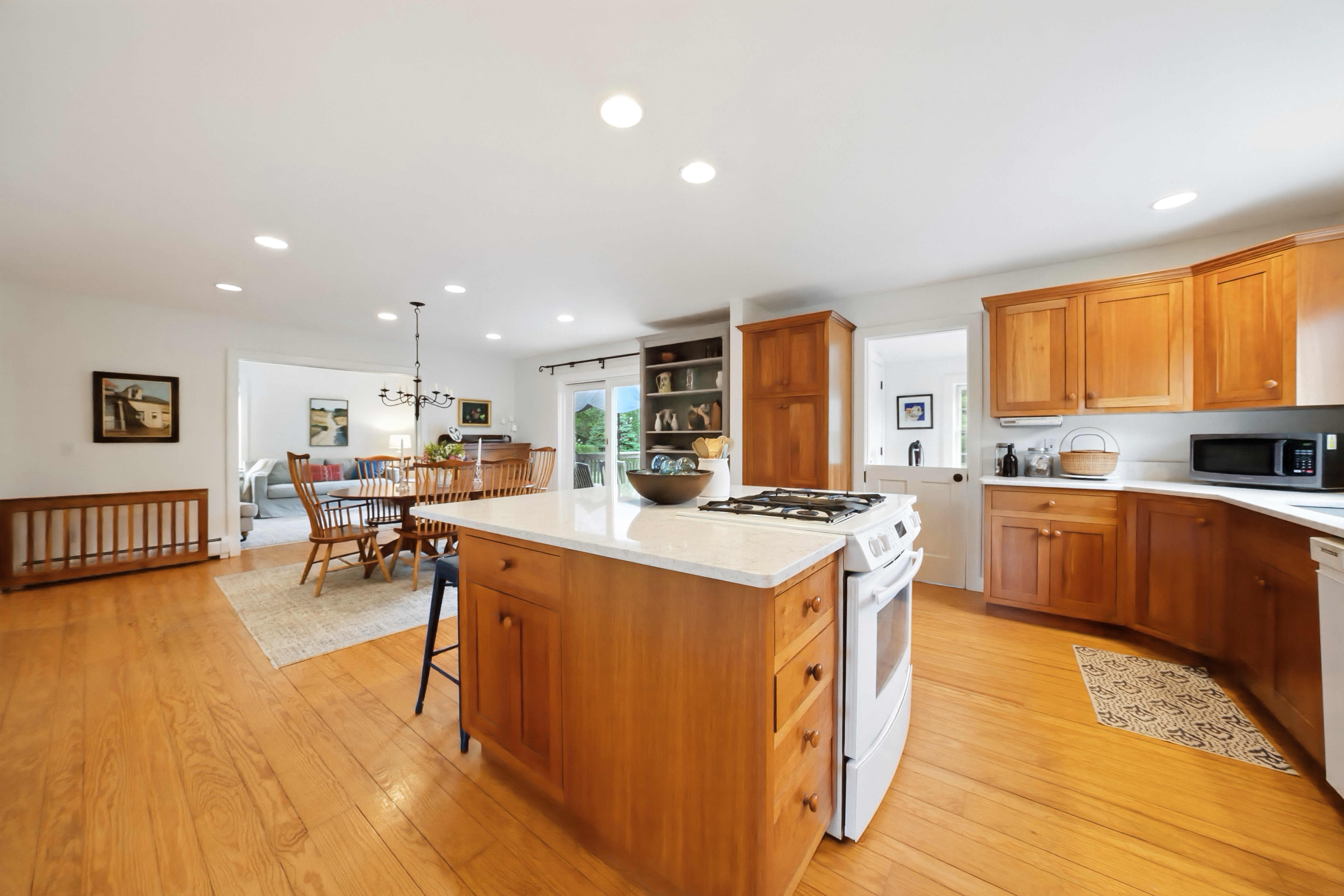 1 Halyard Lane Nantucket, MA 02554 - Photo 26 of 59 a kitchen with stainless steel appliances granite countertop a stove and a refrigerator