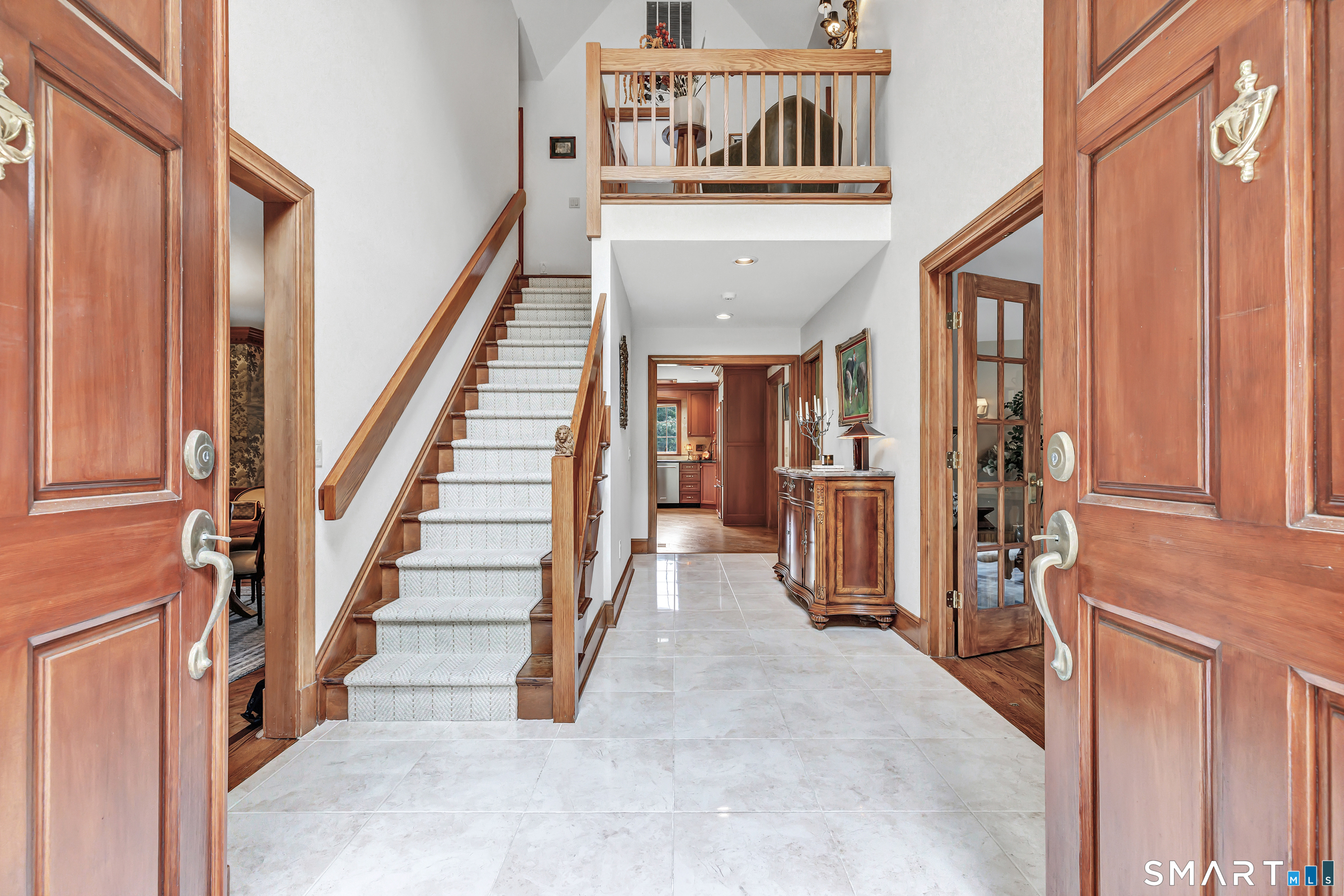 17 Plumtrees Road Newtown, CT 06470 - Photo 4 of 40 Gorgeous double doors to the 2 story foyer