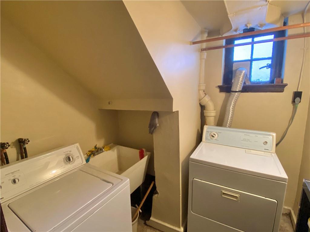5659 Darlington Road Pittsburgh, PA 15217 - Photo 19 of 23 a utility room with dryer and washer