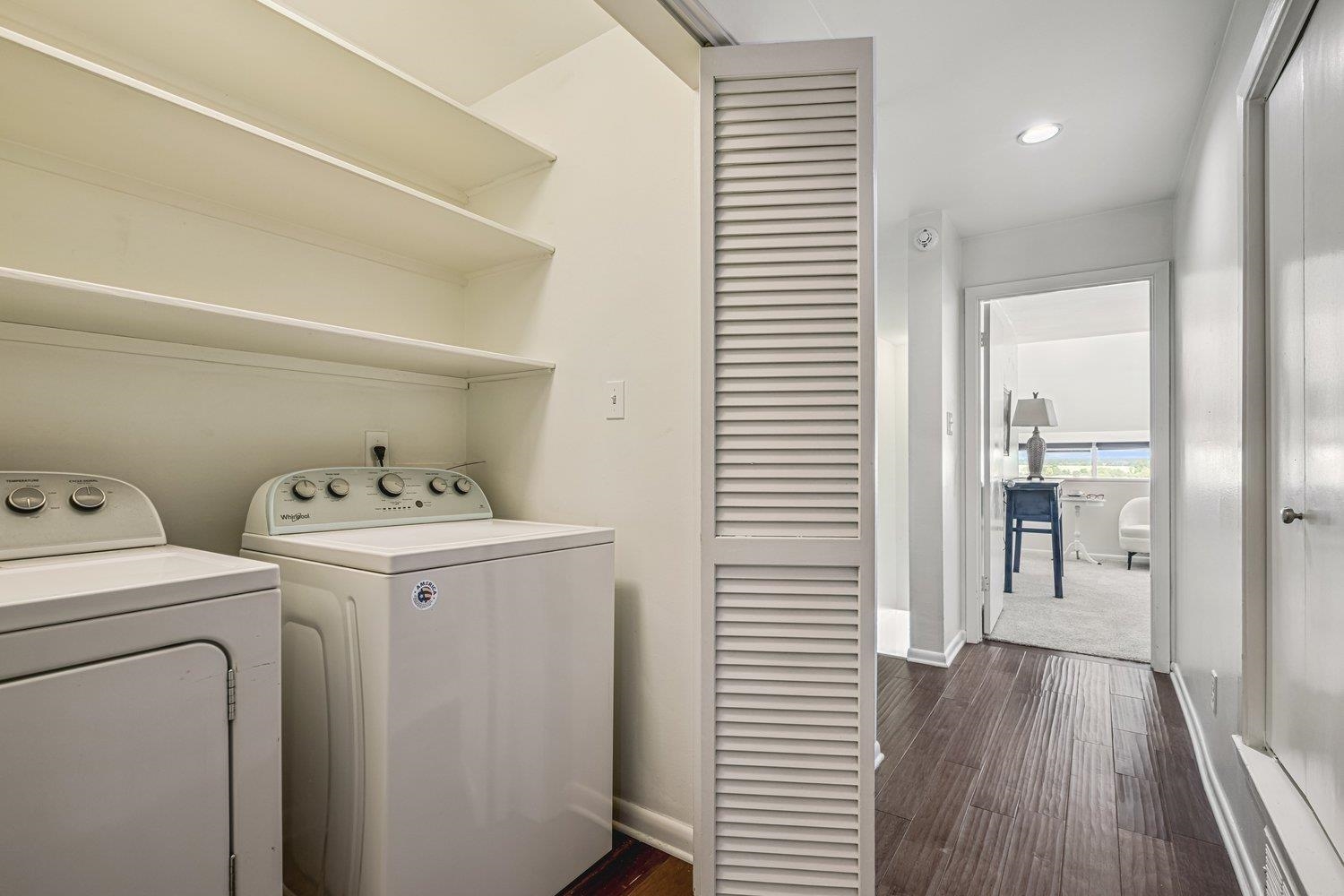 335 Riverbluff Place, Unit 3 Memphis, TN 38103 - Photo 16 of 17 a view of a storage & utility room with washer and dryer