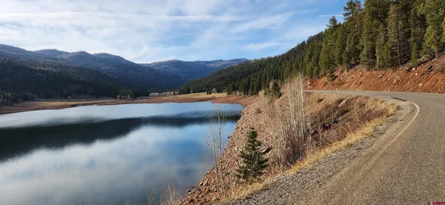 a view of a yard with wooden fence
