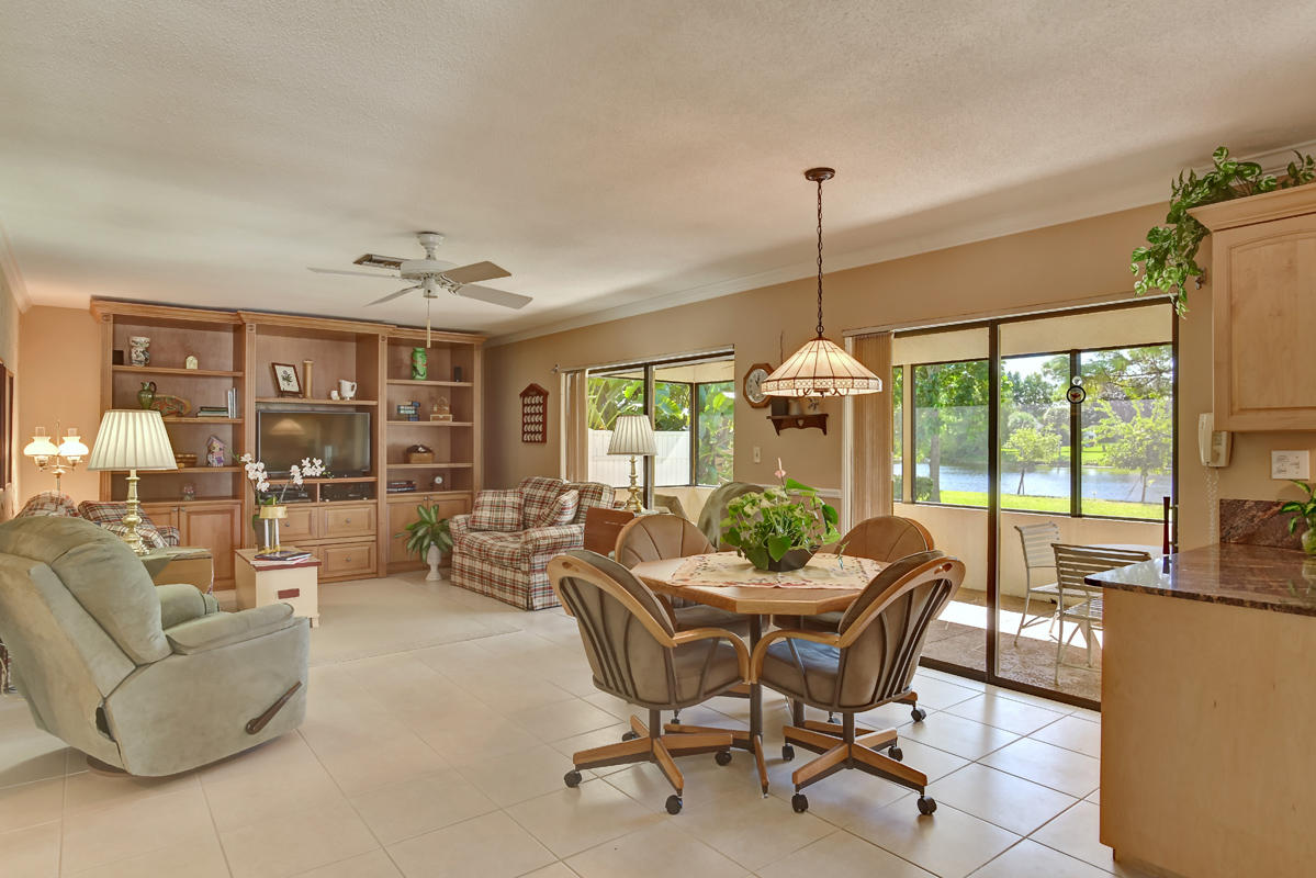 6390 Woodbury Road Boca Raton, FL 33433 - Photo 24 of 24 Family Room with Eat in Kitchen