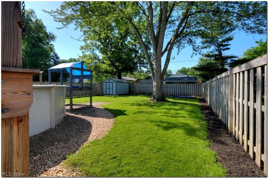 4660 Liberty Road South Euclid, OH 44121 - Photo 35 of 35 Fabulous above ground pool in this fenced-in yard, with wonderful screened porch and two-tiered deck!