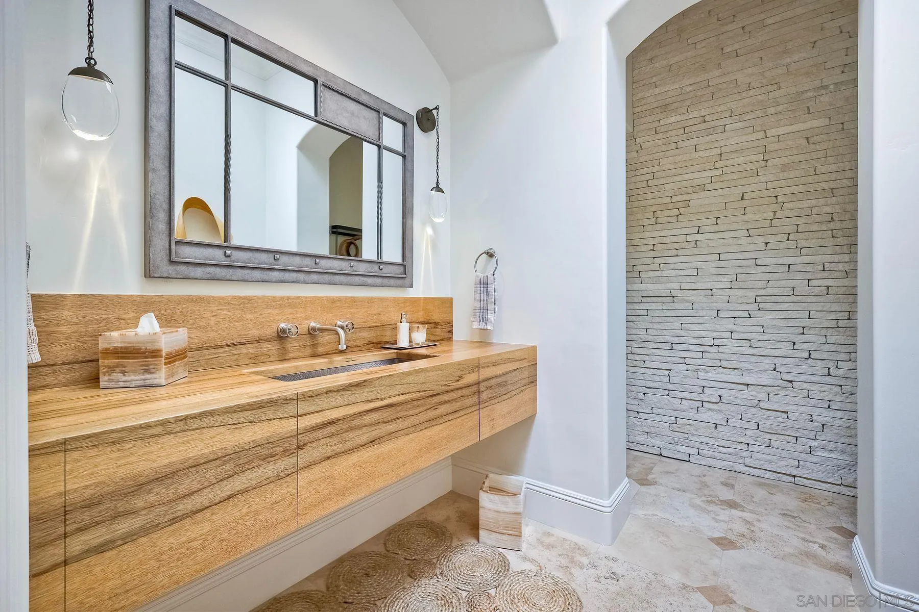 17732 Vineyard Lane Poway, CA 92064 - Photo 21 of 63 a bathroom with a sink and a mirror