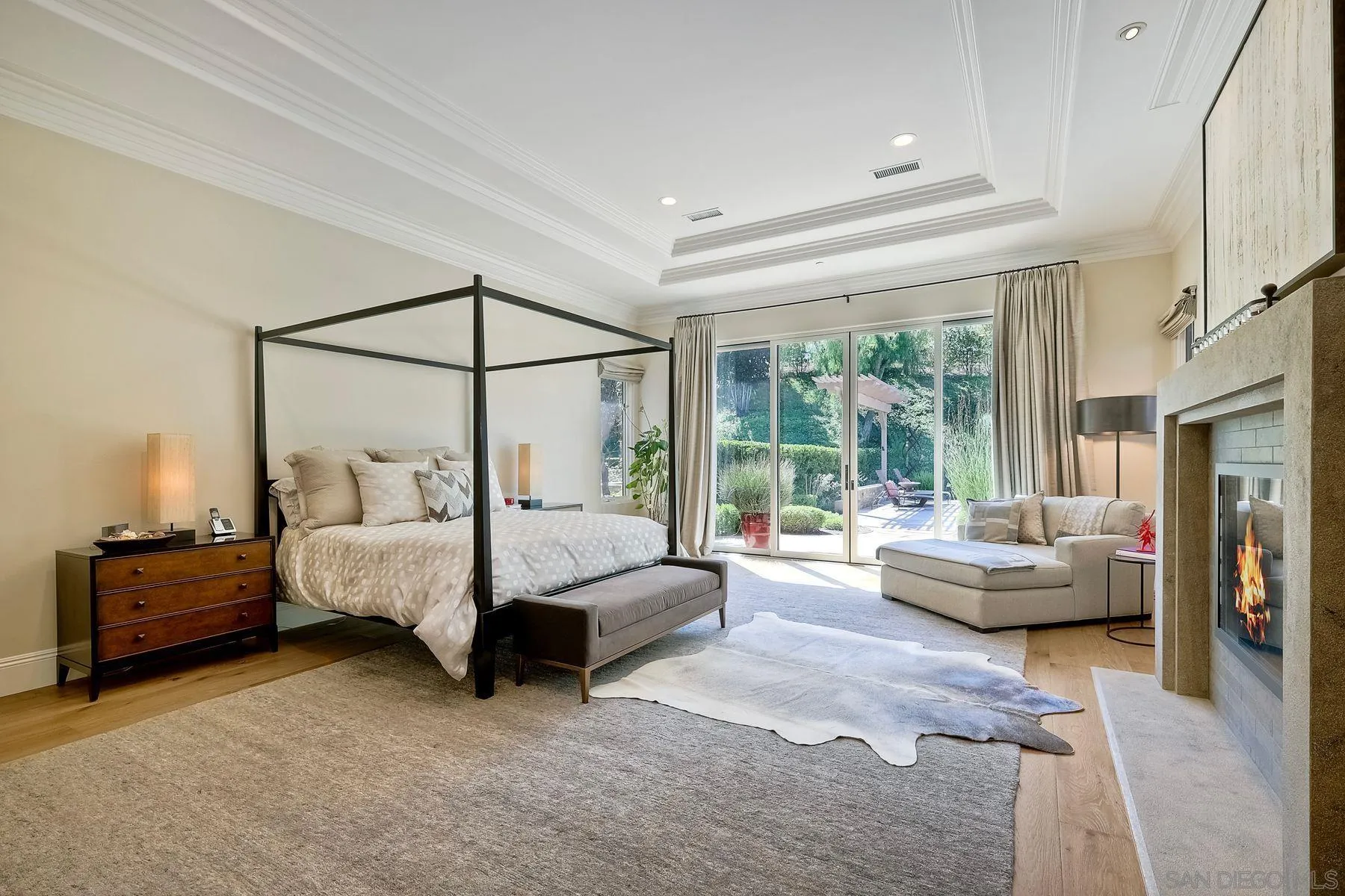 17732 Vineyard Lane Poway, CA 92064 - Photo 27 of 63 a bedroom with a bed and large window