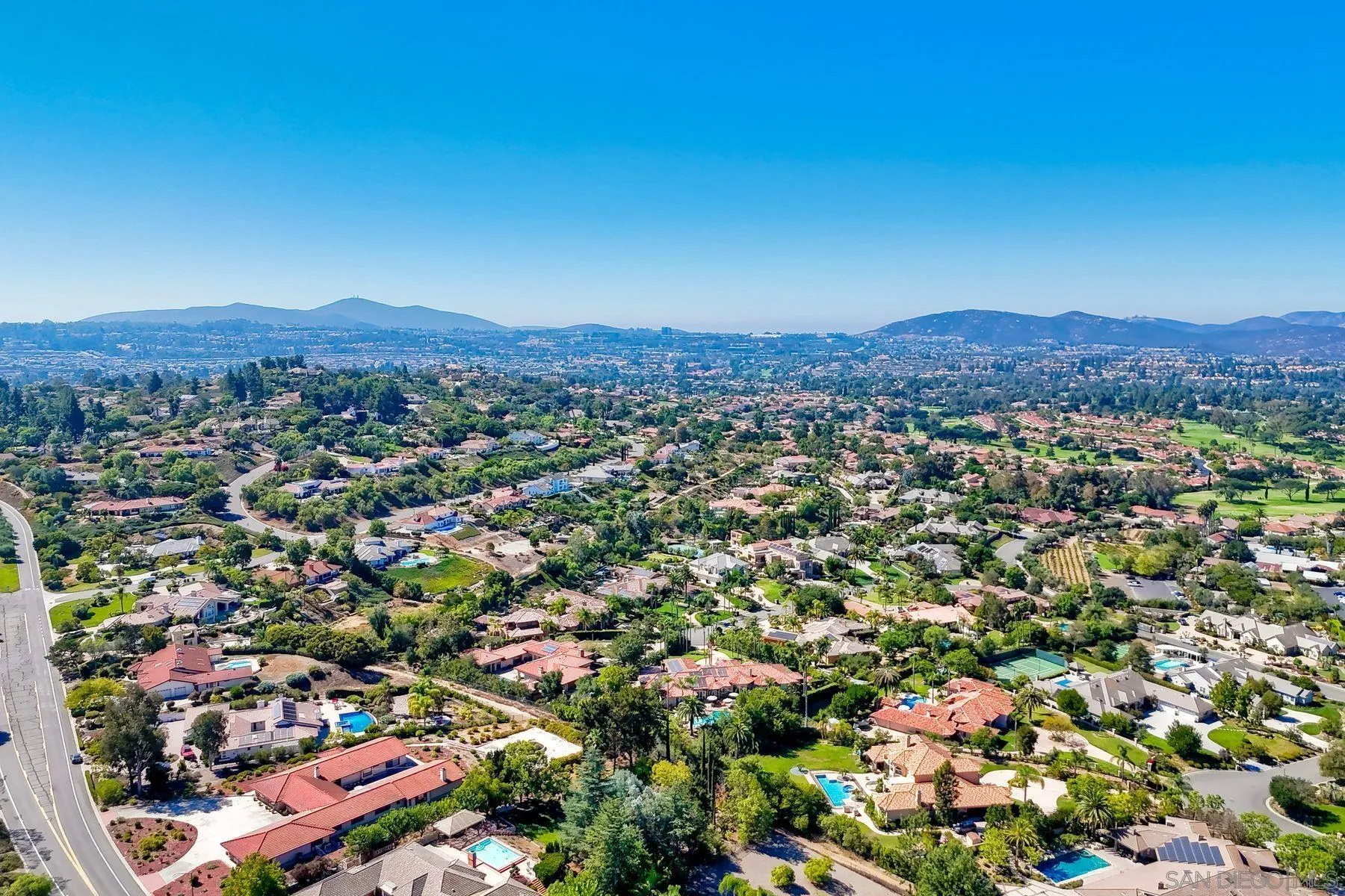 17732 Vineyard Lane Poway, CA 92064 - Photo 59 of 63 an aerial view of residential house with outdoor space