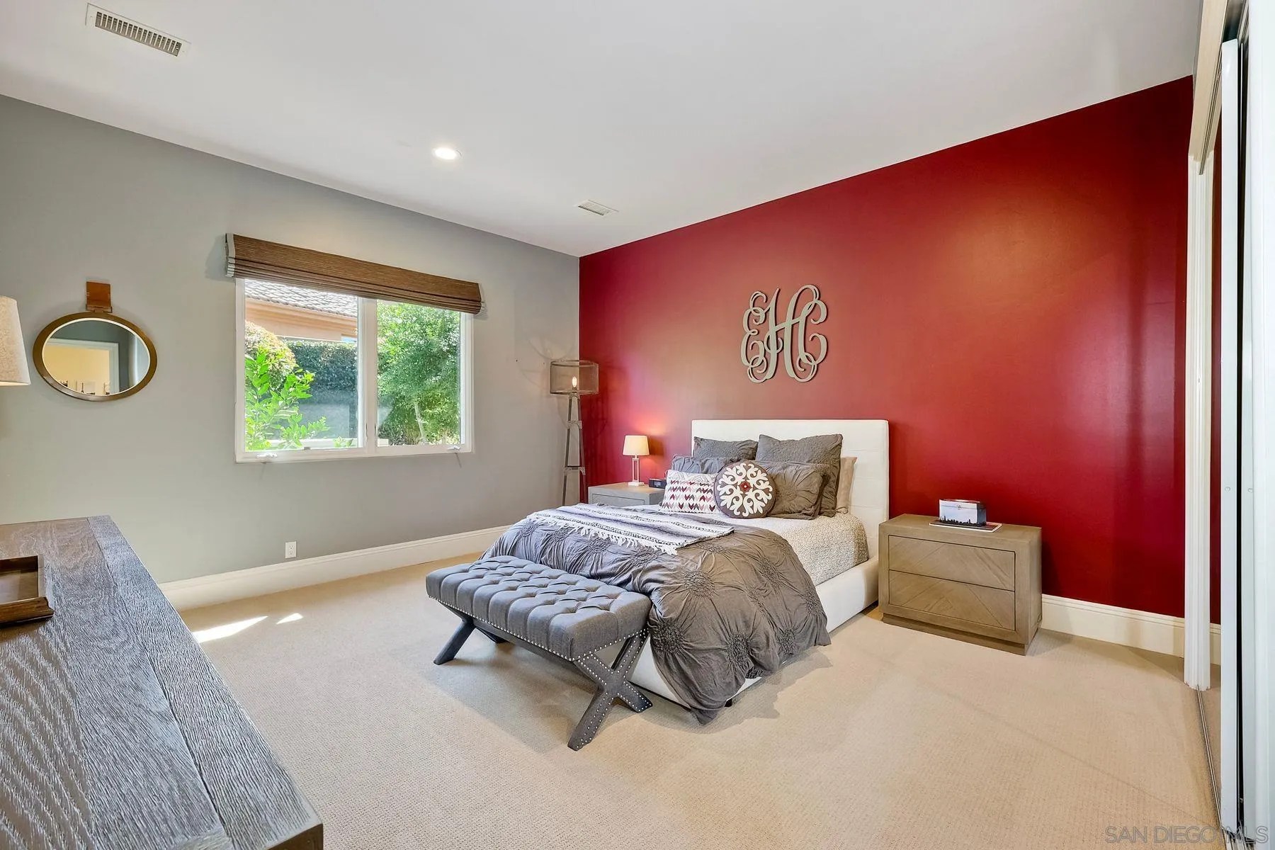 17732 Vineyard Lane Poway, CA 92064 - Photo 62 of 63 a bedroom with a bed and window
