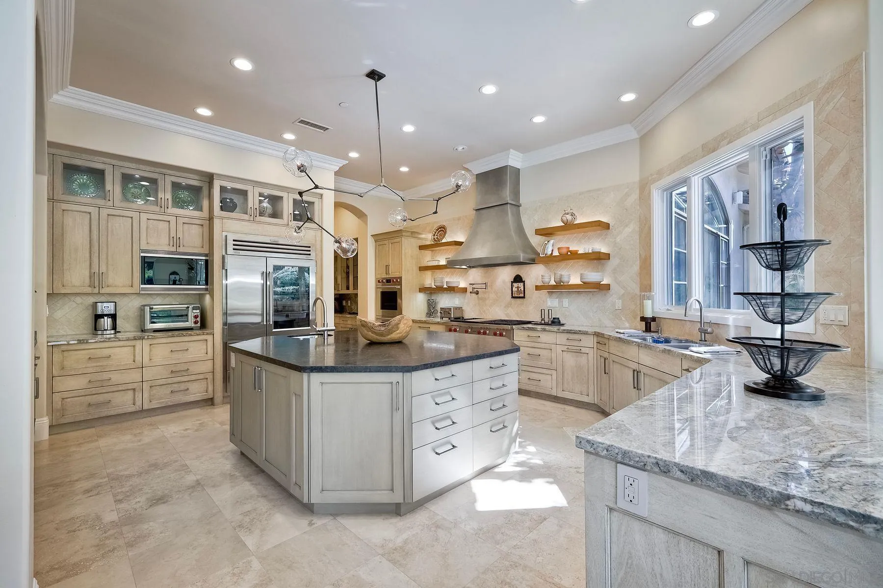 17732 Vineyard Lane Poway, CA 92064 - Photo 9 of 63 a kitchen with stainless steel appliances granite countertop a sink and a stove