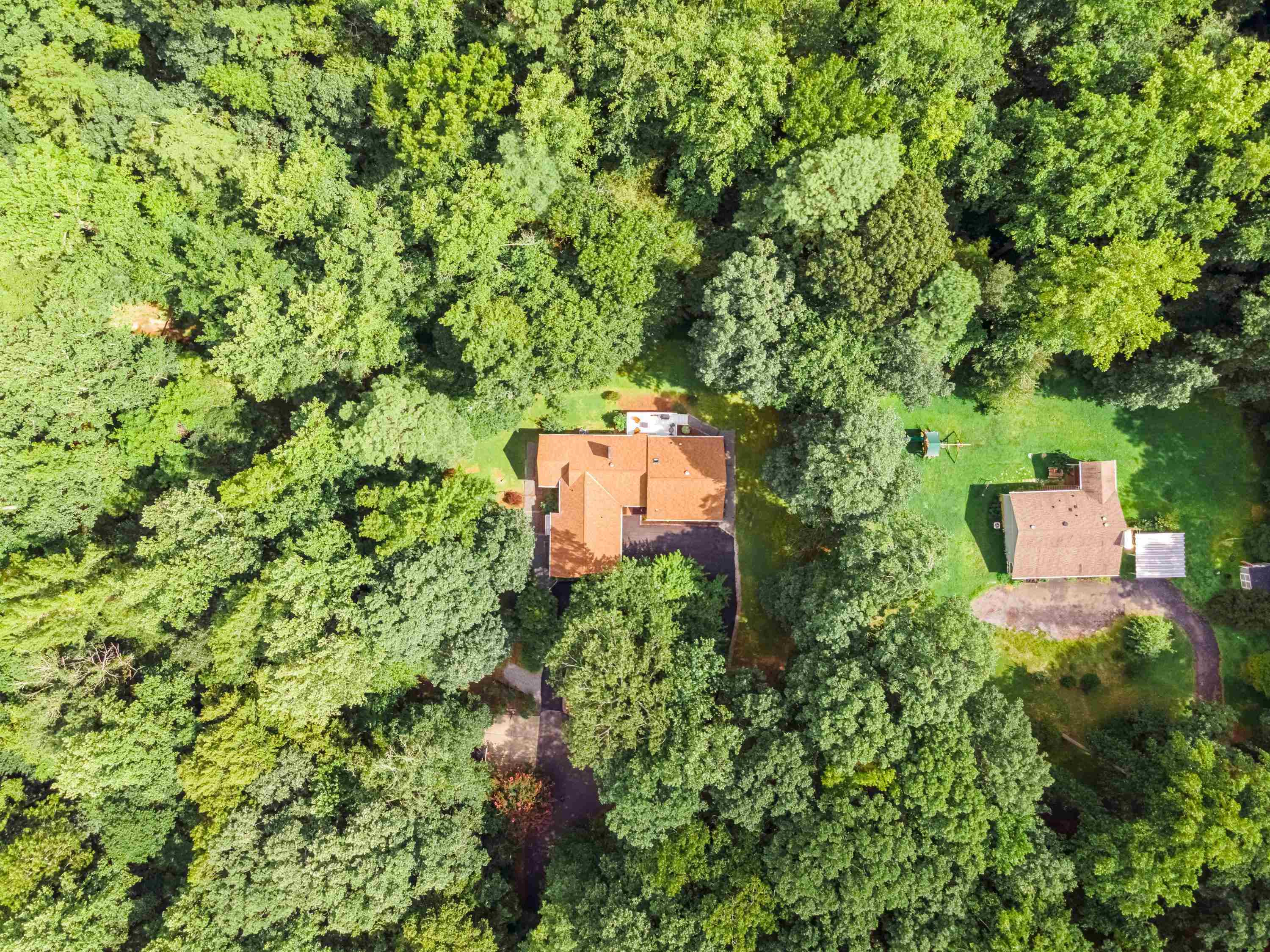 2420 Windsor Trail Raleigh, NC 27615 - Photo 67 of 72 an aerial view of a house with a yard