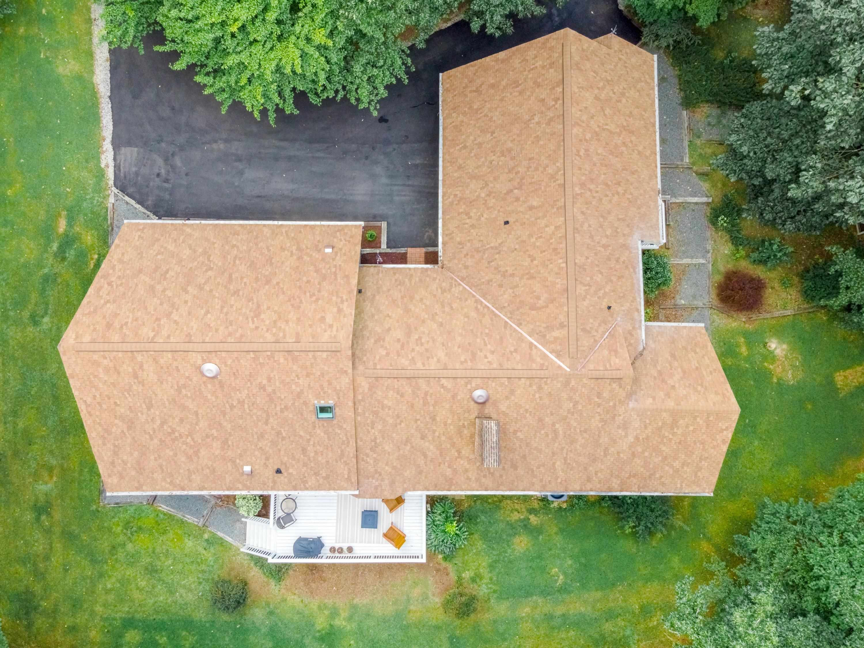 2420 Windsor Trail Raleigh, NC 27615 - Photo 69 of 72 an aerial view of a house with a yard