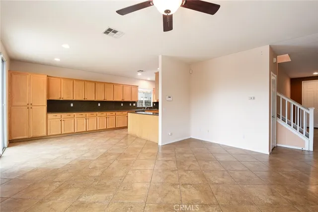 a view interior of a house with kitchen and hallway