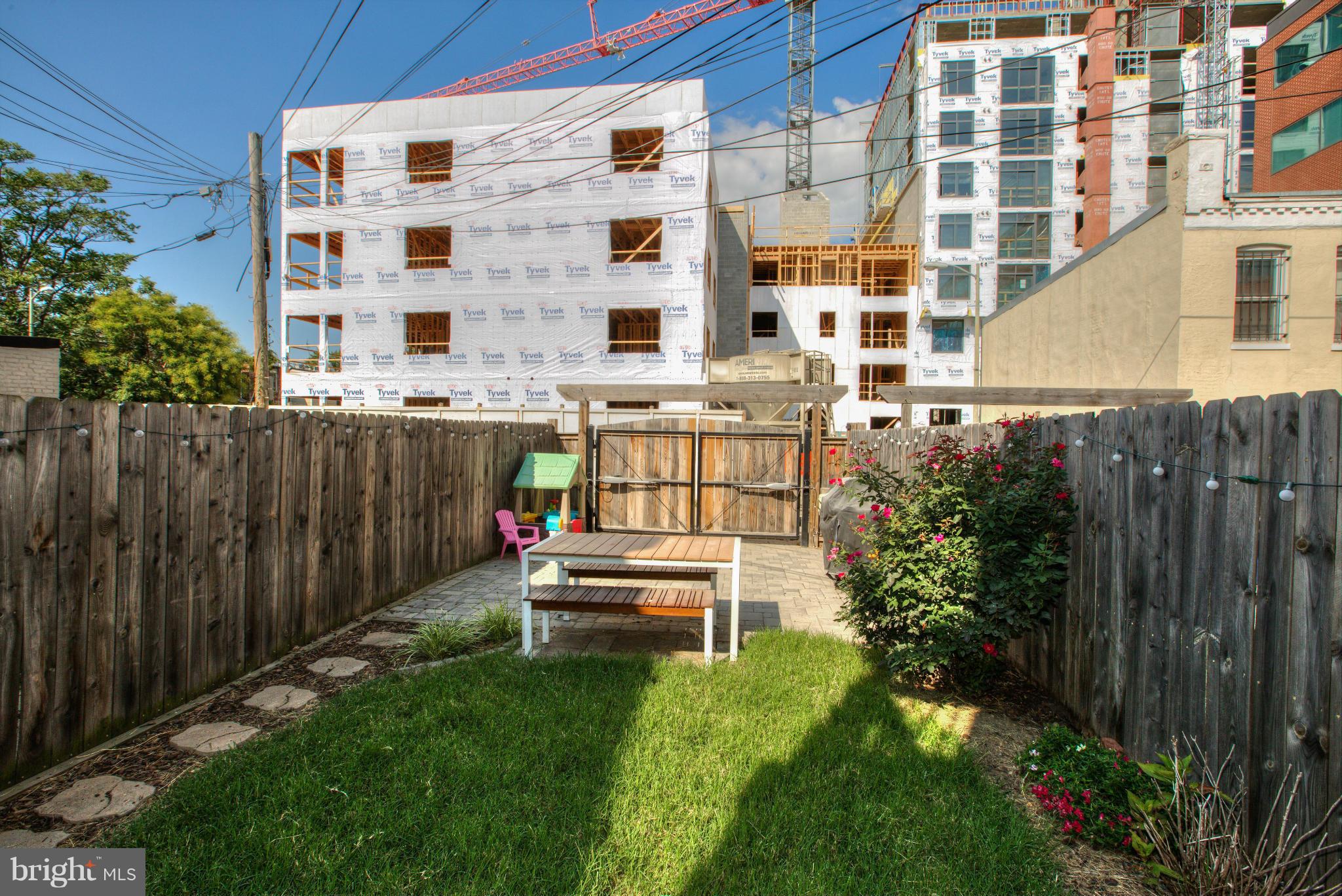 720 7th Street Northeast Washington, DC 20002 - Photo 19 of 20 Rear Yard with 2 Gated Parking Spots