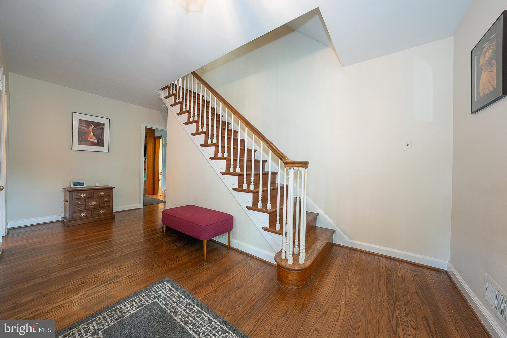 538 Conestoga Road Villanova, PA 19085 - Photo 4 of 39 a view of entryway and hall with wooden floor