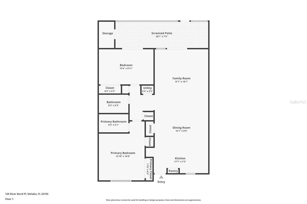 125 River Bend Road, Unit D Welaka, FL 32193 - Photo 5 of 53 a picture of a floor plan