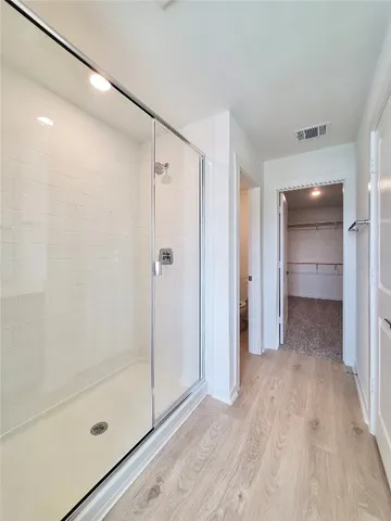 a view of bathroom with shower