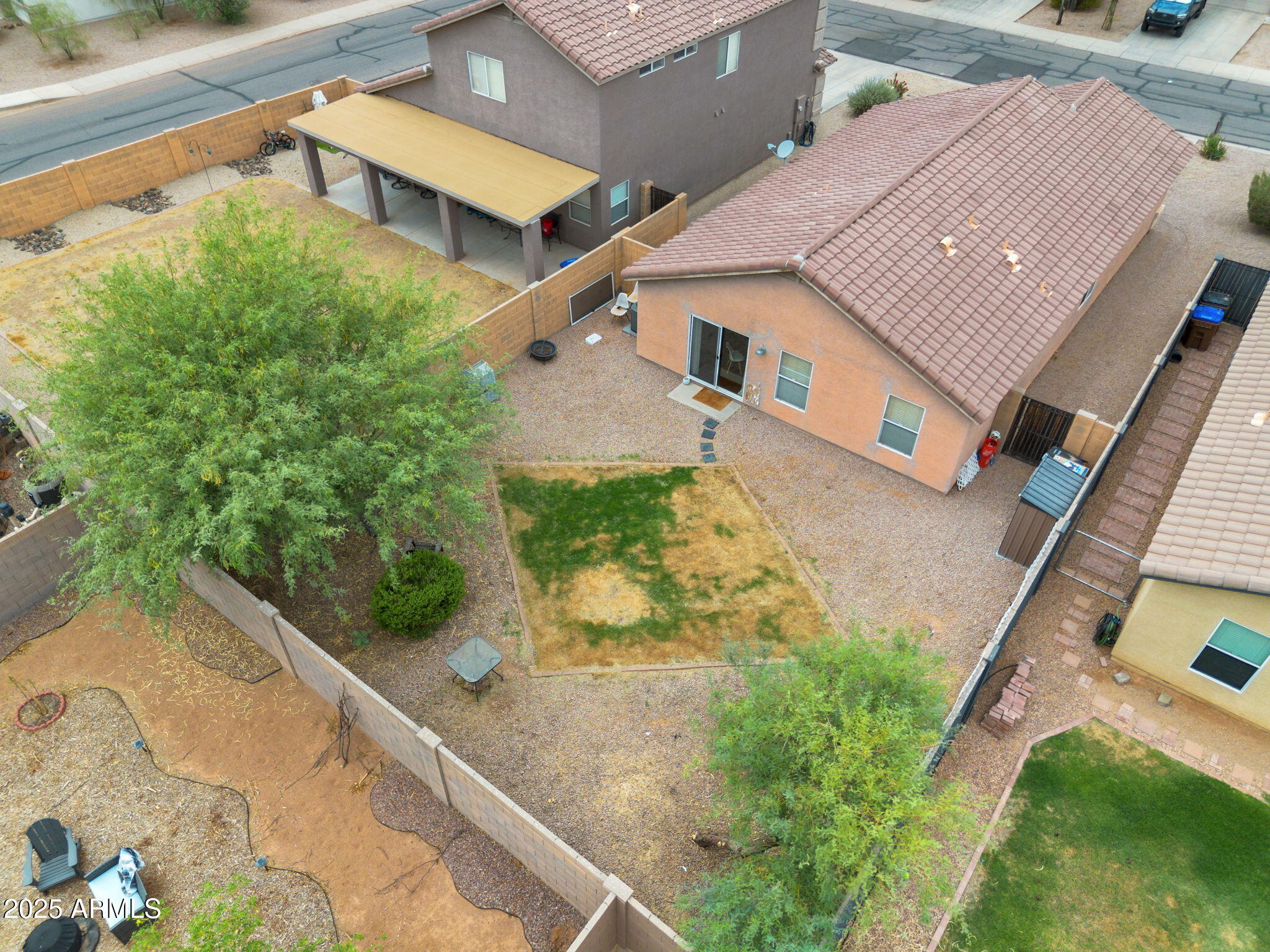 4013 East Superior Road San Tan Valley, AZ 85143 - Photo 26 of 31 a aerial view of a house with a yard