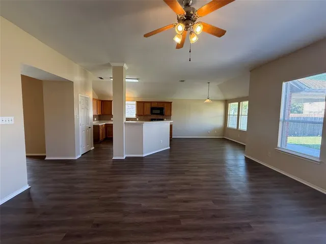a view of a kitchen with a dishwasher cabinets and a kitchen