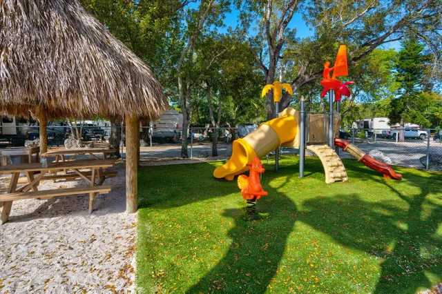 a view of a backyard and swimming pool
