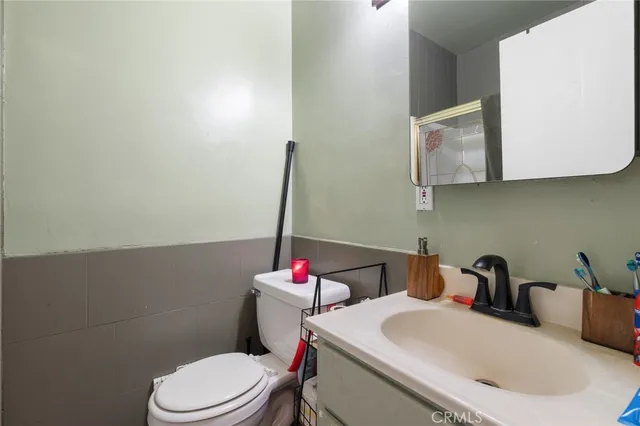 a bathroom with a sink and a toilet