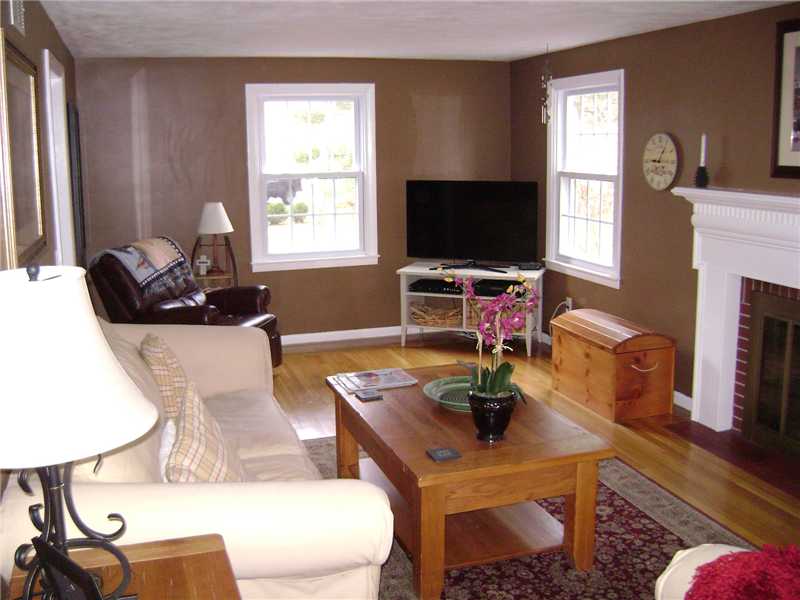 4 Jack Pine Road Coventry, RI 02816 - Photo 3 of 24 Exterior Front. Bright Living Room with Brick fireplace and Hardwoods