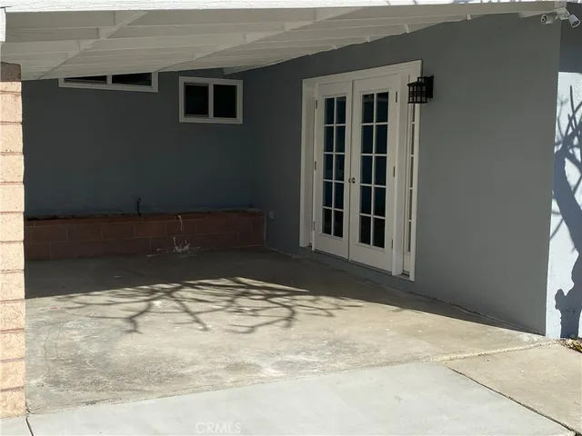 a view of a front door of house