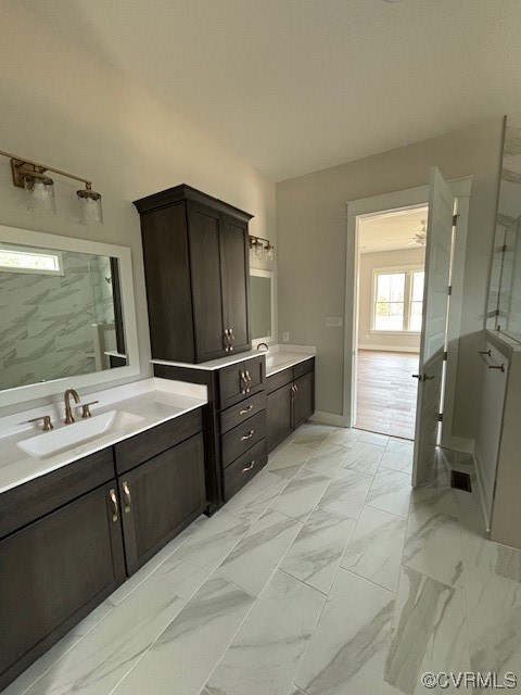 6090 Studley Road Hanover, VA 23069 - Photo 15 of 17 a spacious bathroom with a double vanity sink mirror and double