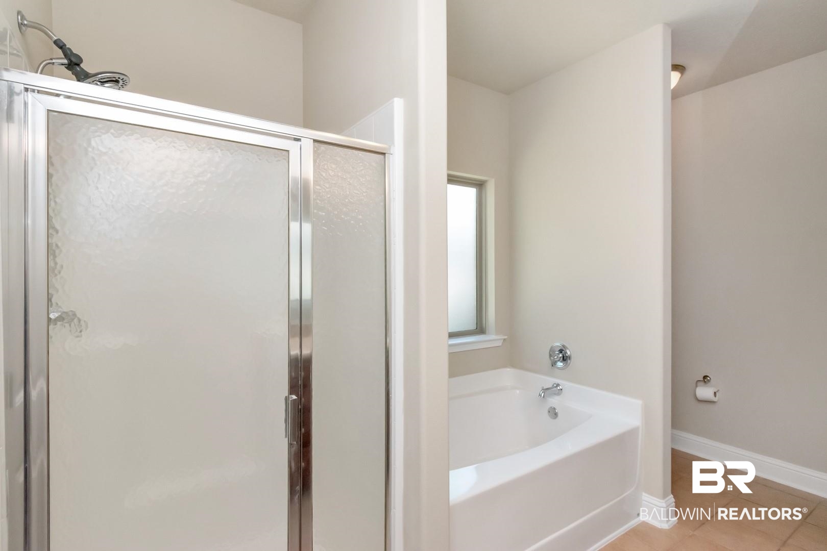 6144 Whitebark Drive Mobile, AL 36693 - Photo 15 of 33 Bathroom with separate shower and tub and tile patterned floors