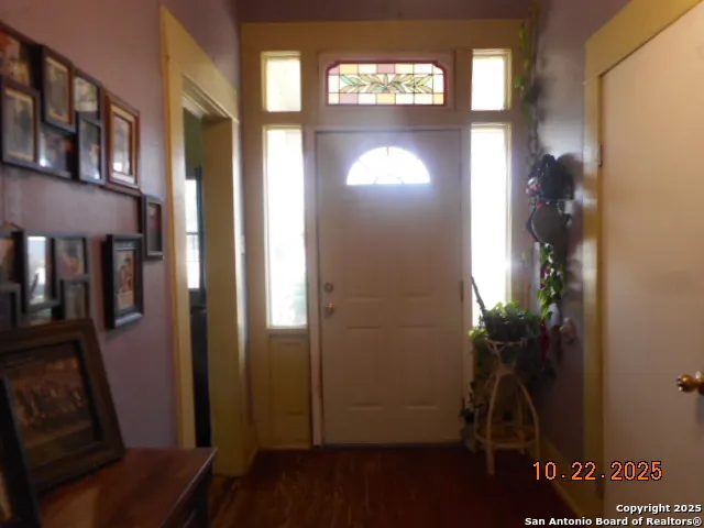 a view of livingroom with hallway