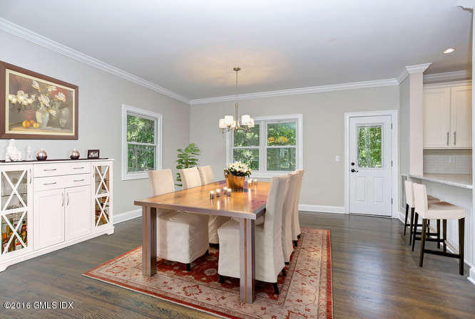 5 Carol Place Riverside, CT 06878 - Photo 3 of 25 a view of a dining room with furniture window and wooden floor