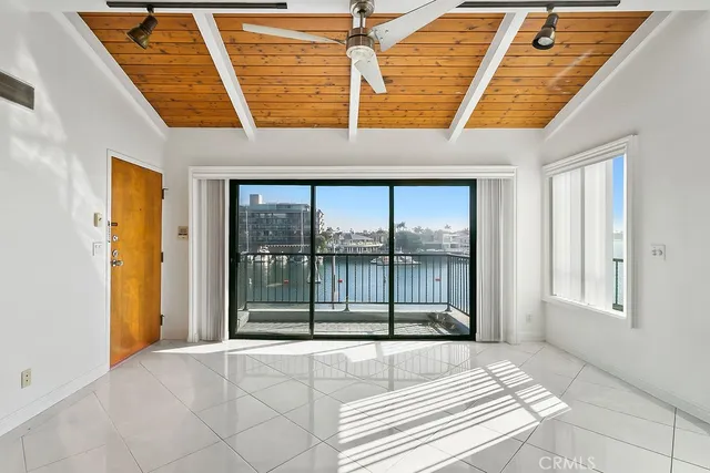 a view of city from a balcony