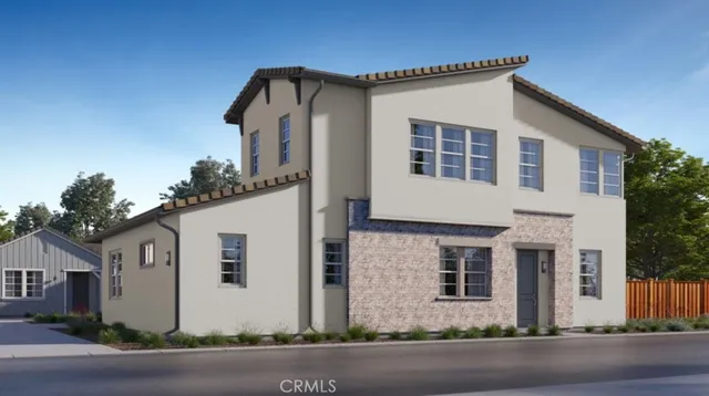 front view of a house with a street