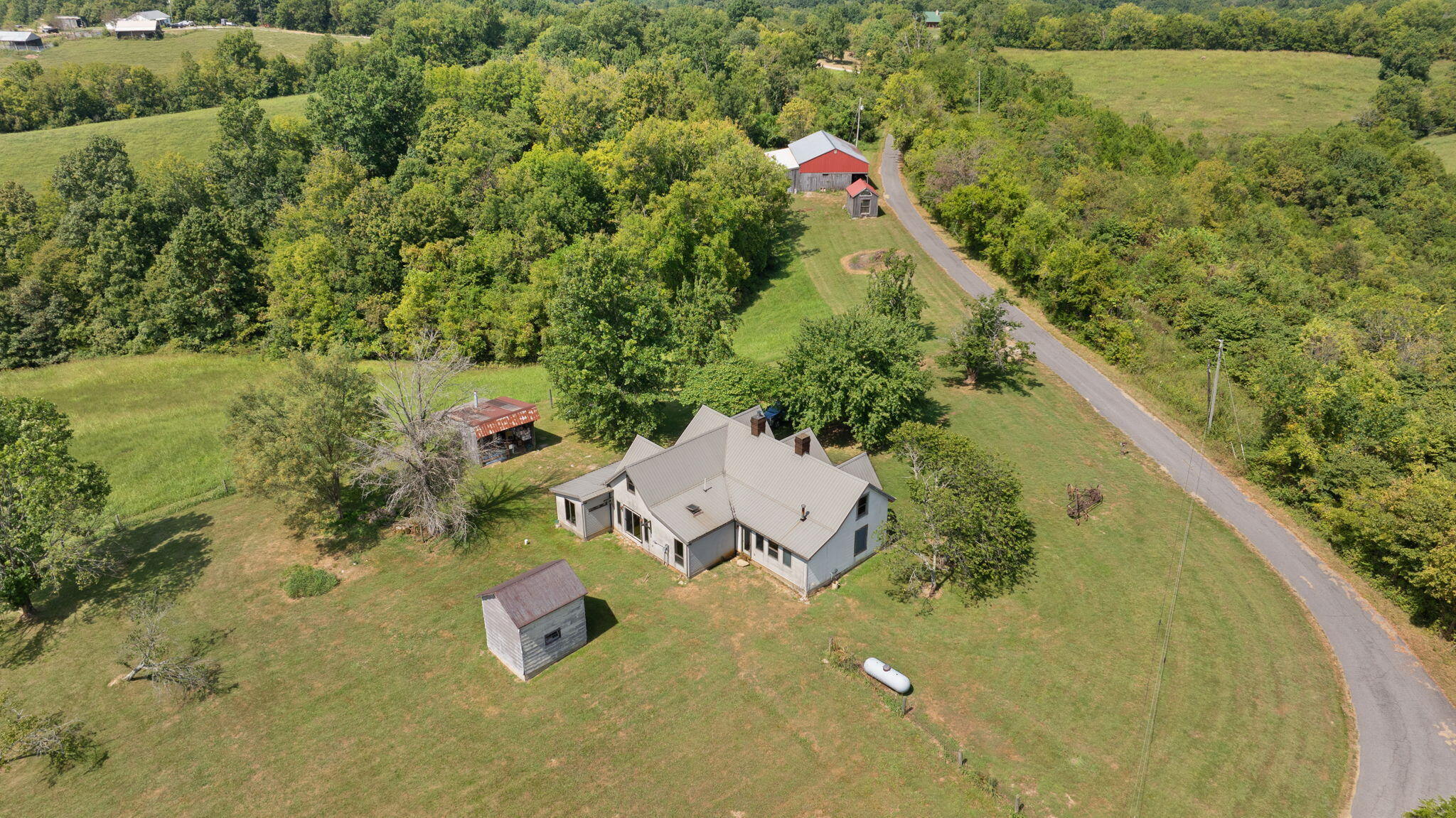 340 Henry Robinson Road Salvisa, KY 40372 - Photo 37 of 53 Historic-KY-Fixer-Upper-on-Acreage-aeria