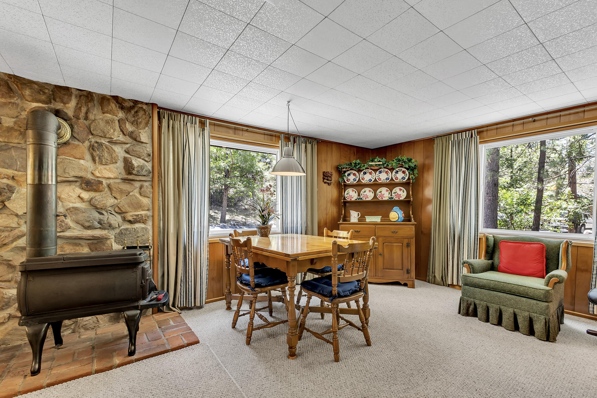 26975 Idyllwild Road Idyllwild, CA 92549 - Photo 18 of 65 a view of a livingroom with furniture window and outside view